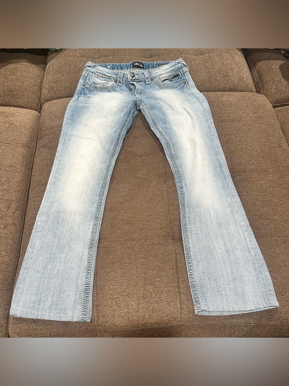REROCK ⚡️for EXPRESS Light Wash Bootcut Jeans